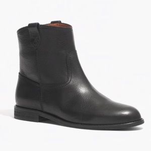 Madewell Otis Black Leather Boots SZ 8.5